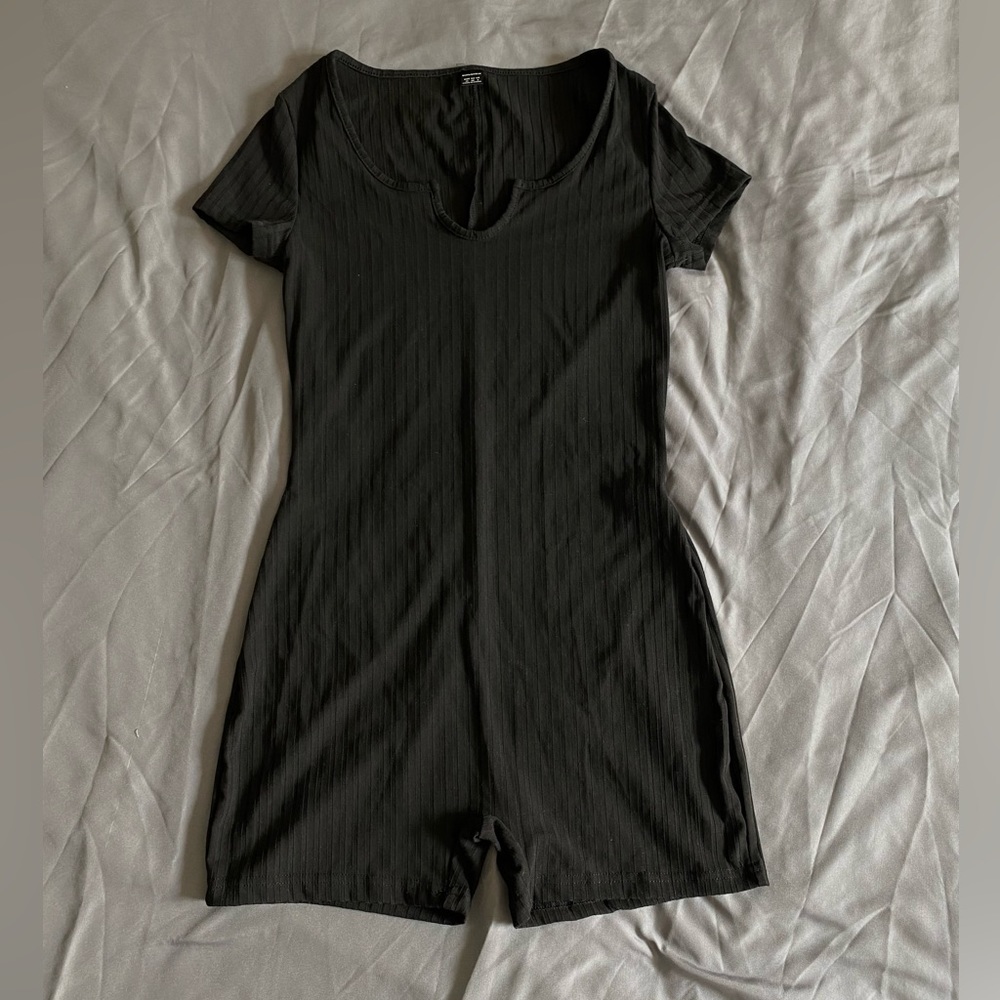 SHEIN Black One Piece Romper Size M